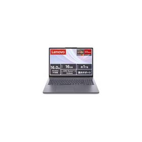 Lenovo IdeaPad Slim 3 Gen 10 83K8007DJP Luna Grey 16インチ Ryzen 5 メモリ 16GB SS