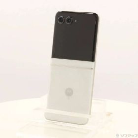 ソフマップ 〔中古品〕 motorola razr 50d 256GB ホワイトマーブル M-51E docomo SIMフリー【258】