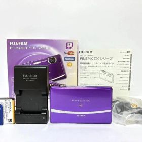 【美品・返品保証】 FUJIFILM FinePix Z90 パープル