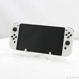 【中古】Nintendo(任天堂) Nintendo Switch 有機ELモデル Joy-Con(L)／(R) ホワイト 【196-ud】
