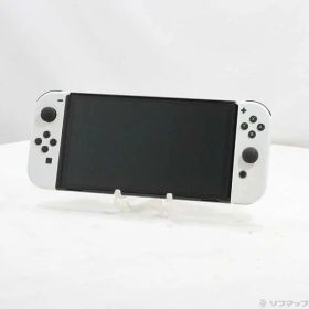 【中古】Nintendo(任天堂) Nintendo Switch 有機ELモデル Joy-Con(L)／(R) ホワイト 【247-ud】