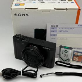 【極上美品】SONY Cyber-shot DSC-WX500 オマケ付 ブラック ソニー サイバーショット コンパクトデジタルカメラ