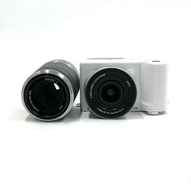 【全額返金保証】【最速発送】Sony デジタル一眼 VLOGCAM ZV-E10M2X ダブルズームレンズキット [ホワイト] ホワイト 美品 動作確認済