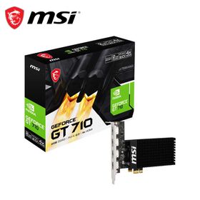 MSI｜エムエスアイ GT7102GD3H4HDMI MSI NVIDIA GeForce GT 710 DDR3 2GB HDMI×4 グラフィックスボード[GT7102GD3H4HDMI] 返品種別B