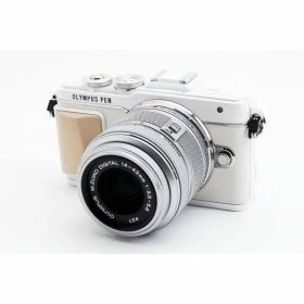 【中古】 オリンパス OLYMPUS E-PL7 ホワイト レンズセット 美品 当店保証30日間 人気 ミラーレス 一眼レフ 交換レンズ カメラ