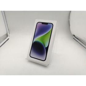 【中古】Apple au 【SIMフリー】 iPhone 14 128GB パープル MPUY3J/A【なんば】保証期間１週間【ランクC】