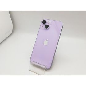 【中古】Apple au 【SIMフリー】 iPhone 14 128GB パープル MPUY3J/A【アリオ倉敷】保証期間１ヶ月【ランクC】