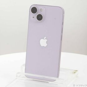 〔中古〕Apple(アップル) iPhone14 128GB パープル MPUY3J／A SIMフリー〔276-ud〕