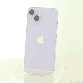〔中古〕Apple(アップル) iPhone14 128GB パープル MPUY3J／A SIMフリー〔348-ud〕