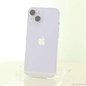 〔中古〕Apple(アップル) iPhone14 128GB パープル MPUY3J／A SIMフリー〔348-ud〕