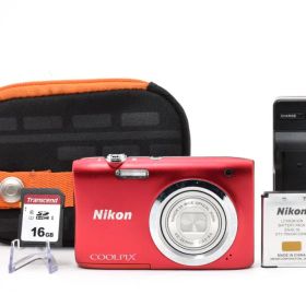 ニコン COOLPIX A100 コンパクトデジタルカメラ レッド Nikon