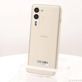 〔中古〕arrows We2 Plus M06 256GB シャンパンシルバー SIMフリー〔262-ud〕