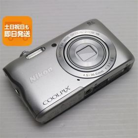 美品 COOLPIX A300 シルバー 即日発送 コンデジ Nikon 本体 あすつく 土日祝発送OK