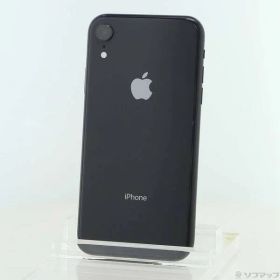 ソフマップ 〔中古品〕 iPhoneXR 64GB ブラック MT002J／A SIMフリー【198】