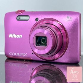 Nikon COOLPIX S3600 ピンク 2010万画素 光学8倍ズーム 25mm広角 手ブレ補正 HD動画 コンパクトデジタルカメラ