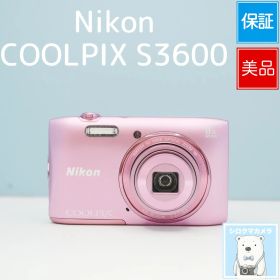 Nikon COOLPIX S3600 デジカメ スマホ転送OK フルセット 極美品 a6808