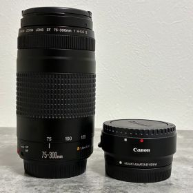 ⭐️美品⭐️Canon EF 75-300 II & EF-EOS M アダプター