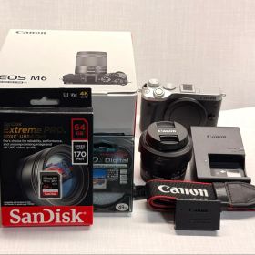 ★Canon EOS M6+EF-M 15-45mm IS STM 美品セット