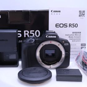 【1,000回以下 ほぼ新品】Canon EOS R50 ボディ ブラック ミラーレス一眼カメラ