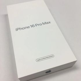 【未開封品】iPhone 16 Pro Max 256GB ホワイトチタニウム SIMフリー/ Apple公式保証1年付き