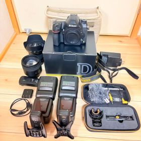 豪華セットNikon D780ボディ + 単焦点レンズ2本 + ストロボマイク他