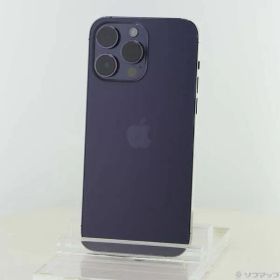 ソフマップ 〔中古品〕 iPhone14 Pro Max 256GB ディープパープル MQ9E3J／A SIMフリー【352】