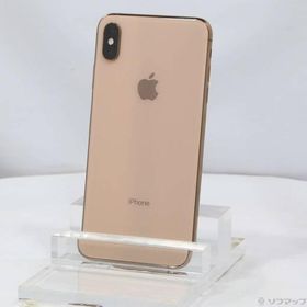 〔中古〕Apple(アップル) iPhoneXS Max 64GB ゴールド MT6T2J／A SoftBank〔348-ud〕