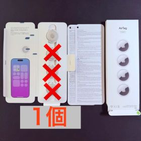 【第二世代】Apple AirTag2★本体1個★予備電池/説明書付
