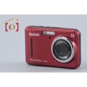 【中古】KODAK コダック PIXPRO FZ43 レッド コンパクトデジタルカメラ