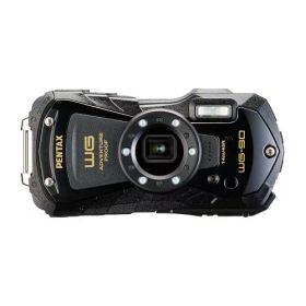 PENTAX WG-90 ブラック 本格防水デジタルカメラ 14m防水 (連続2時間) 1.6m耐衝撃 防塵 -10℃耐寒 アウトドアで活躍するタフネスボディ CALSモード搭載で 現場記録など幅広いビジネスシーンで活躍