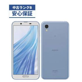 ★【良品】 AQUOS sense2 SH-M08 SH-M08 32GB ブルー SIMFREE 管理:D33W