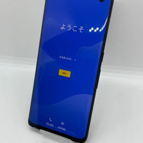 @【中古品】arrows 5G docomo SIMロック解除済 128GB ネイビーブラック 8450