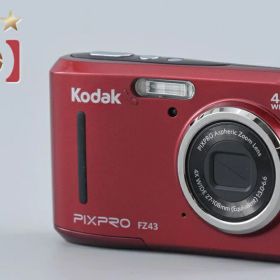 【中古】KODAK コダック PIXPRO FZ43 レッド コンパクトデジタルカメラ
