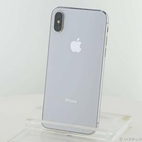 〔中古〕Apple(アップル) iPhoneX 64GB シルバー MQAY2J／A SoftBank〔269-ud〕