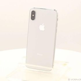 〔中古〕Apple(アップル) iPhoneX 64GB シルバー MQAY2J／A SIMフリー〔247-ud〕