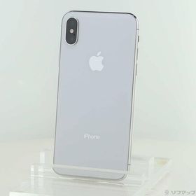 〔中古〕Apple(アップル) iPhoneX 64GB シルバー NQAY2J／A SIMフリー〔247-ud〕