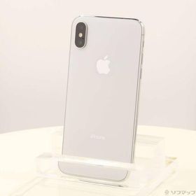 〔中古〕Apple(アップル) iPhoneX 64GB シルバー MQAY2J／A SIMフリー〔247-ud〕