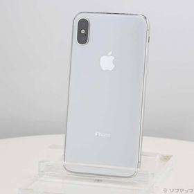 〔中古〕Apple(アップル) iPhoneX 64GB シルバー MQAY2J／A SIMフリー〔247-ud〕