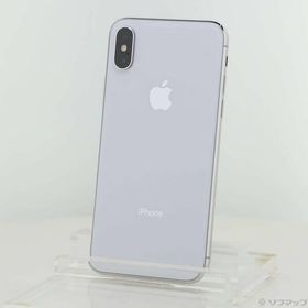 〔中古〕Apple(アップル) iPhoneX 64GB シルバー NQAY2J／A SIMフリー〔247-ud〕