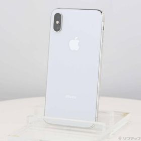 〔中古〕Apple(アップル) iPhoneX 64GB シルバー MQAY2J／A SIMフリー〔247-ud〕