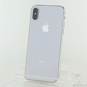 〔中古〕Apple(アップル) iPhoneX 64GB シルバー MQAY2J／A SIMフリー〔247-ud〕