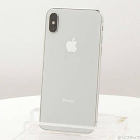 〔中古〕Apple(アップル) iPhoneX 256GB シルバー MQC22J／A SIMフリー〔247-ud〕