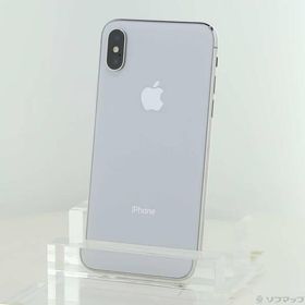 〔中古〕Apple(アップル) iPhoneX 256GB シルバー MQC22J／A SIMフリー〔247-ud〕