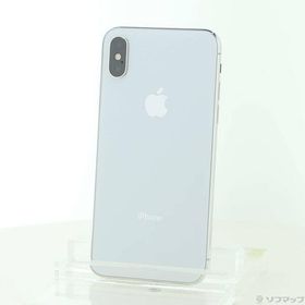 〔中古〕Apple(アップル) iPhoneX 256GB シルバー MQC22J／A SIMフリー〔247-ud〕