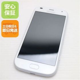 新品同様 F-42A らくらくスマートフォン ホワイト 即日発送 スマホ 白ロム 富士通 土日祝発送OK 04000