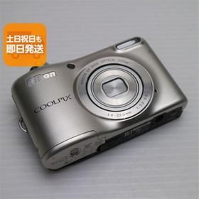 美品 COOLPIX L30 シルバー 即日発送 デジカメ ニコン 本体 あすつく 土日祝発送OK