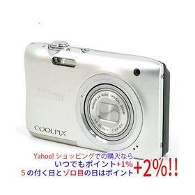 爆買【中古】Nikon デジカメ COOLPIX A100SL シルバー 2005万画素 液晶画面いたみ 本体のみ