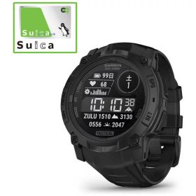 GARMIN Instinct 3 Dual Power (インスティンクト スリー デュアル パワー)50mm Tactical GPSスマートウォッチ(Suica対応) Black 010-02935-80