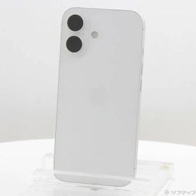 ソフマップ 〔中古品〕 iPhone16 128GB ホワイト MYDR3J／A SIMフリー【198】