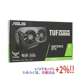 【中古】ASUSグラボ TUF-GTX1660TI-6G-EVO-GAMING PCIExp 6GB 元箱あり【いつでも+1％！5のつく日と日曜日は+2%！】 爆買